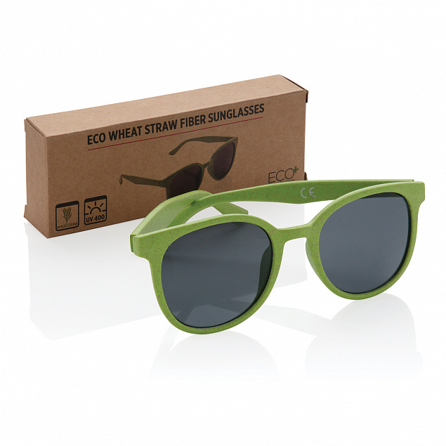 Солнцезащитные очки ECO, зеленый с логотипом в Москве заказать по выгодной цене в кибермаркете AvroraStore