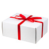 Подарочная лента для универсальной подарочной коробки 280*215*113 мм, красная, 20 мм