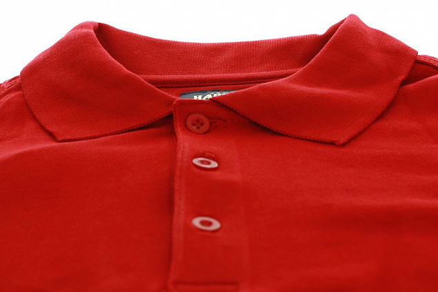Рубашка поло стретч мужская EAGLE, красная с логотипом в Москве заказать по выгодной цене в кибермаркете AvroraStore