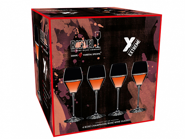 Набор бокалов Champagne Rose, 322 мл, 4 шт. с логотипом в Москве заказать по выгодной цене в кибермаркете AvroraStore