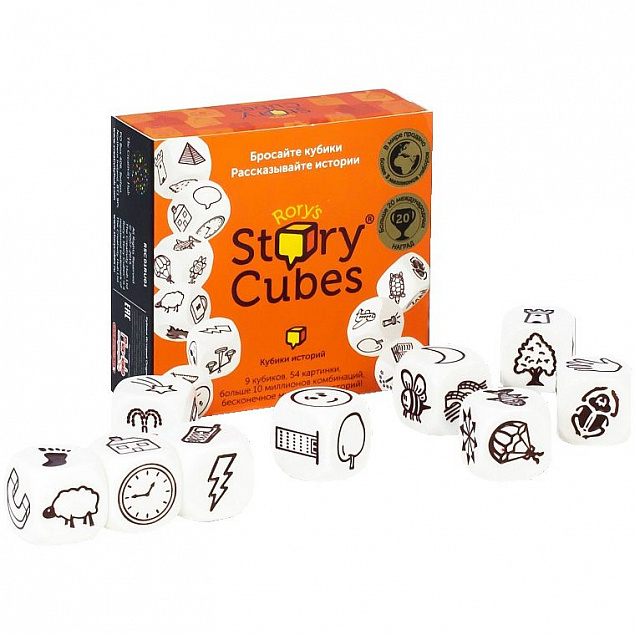 Игра «Кубики историй. Original» с логотипом в Москве заказать по выгодной цене в кибермаркете AvroraStore