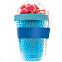 Охлаждающий контейнер Chill Yo 2 Go, голубой с логотипом в Москве заказать по выгодной цене в кибермаркете AvroraStore