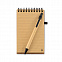 Блокнот из пробки А6 с ручкой с логотипом в Москве заказать по выгодной цене в кибермаркете AvroraStore