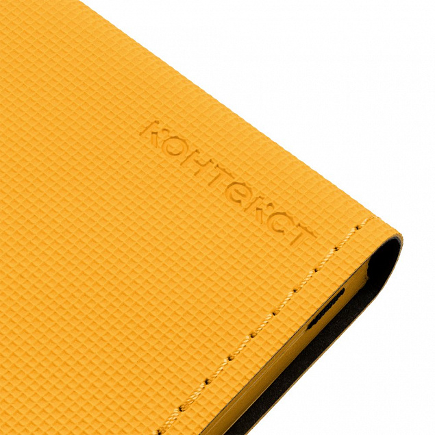 Ежедневник Tenax, недатированный, желтый с логотипом в Москве заказать по выгодной цене в кибермаркете AvroraStore