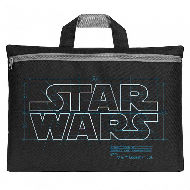 Сумка-папка Star Wars Final Design, черная с логотипом в Москве заказать по выгодной цене в кибермаркете AvroraStore