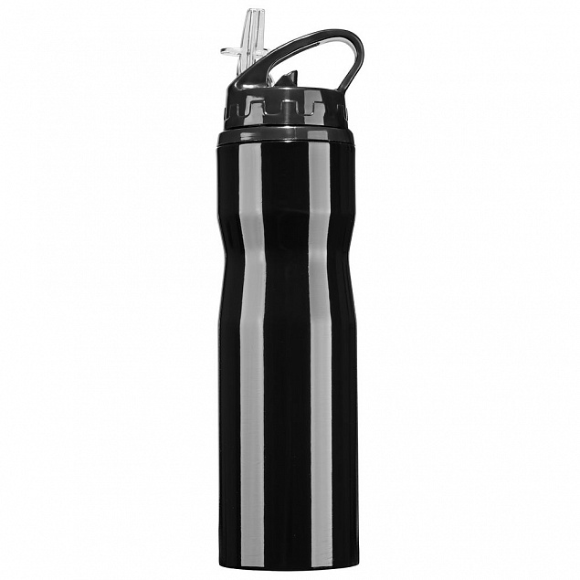 Бутылка для воды MT Bottle, черная с логотипом в Москве заказать по выгодной цене в кибермаркете AvroraStore