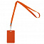 Лента с карабином Colorplan, оранжевая с логотипом в Москве заказать по выгодной цене в кибермаркете AvroraStore