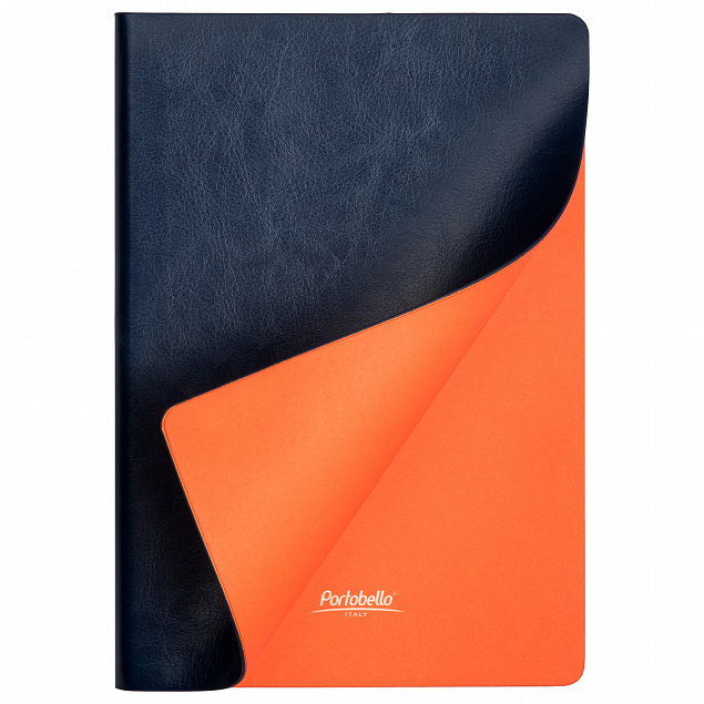Ежедневник Portobello Trend, River side, недатированный, синий/оранжевый (без упаковки, без стикера) с логотипом в Москве заказать по выгодной цене в кибермаркете AvroraStore