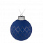 Елочный шар King, 8 см, синий с логотипом в Москве заказать по выгодной цене в кибермаркете AvroraStore