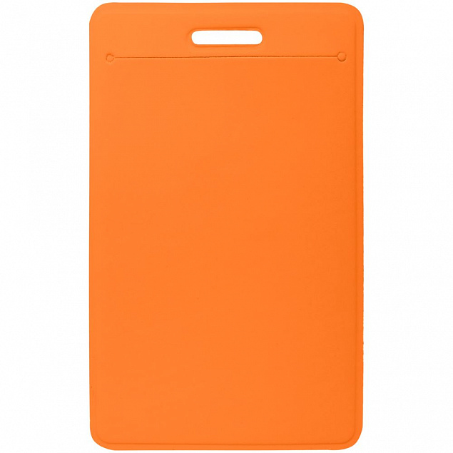 Чехол для пропуска с ретрактором Dorset, оранжевый с логотипом в Москве заказать по выгодной цене в кибермаркете AvroraStore