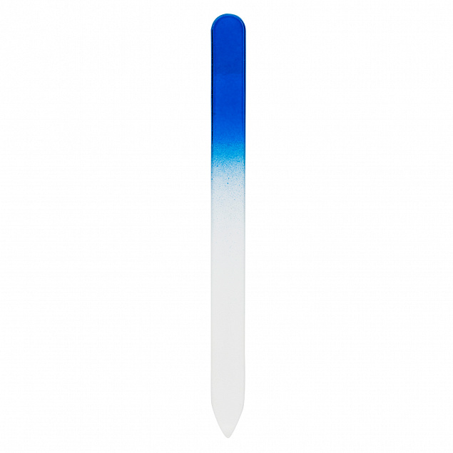 Стеклянная пилочка для ногтей,синий с логотипом в Москве заказать по выгодной цене в кибермаркете AvroraStore