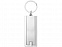 Брелок-фонарик Castor, серебристый/серый с логотипом в Москве заказать по выгодной цене в кибермаркете AvroraStore