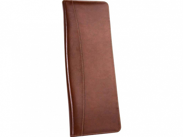Чехол для галстуков Alessandro Venanzi, коричневый с логотипом в Москве заказать по выгодной цене в кибермаркете AvroraStore