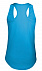 Майка женская MOKA 110, ярко-голубая с логотипом в Москве заказать по выгодной цене в кибермаркете AvroraStore