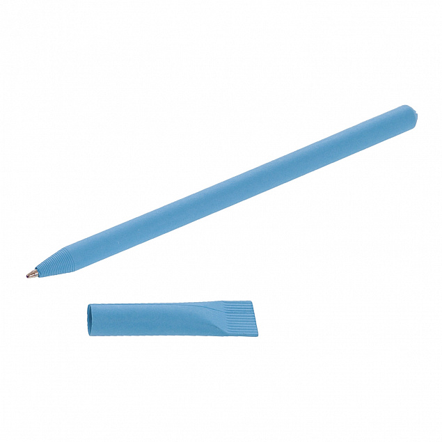 Эко ручка, синяя с логотипом в Москве заказать по выгодной цене в кибермаркете AvroraStore