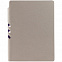 Ежедневник Flexpen, недатированный, серебристо-фиолетовый с логотипом  заказать по выгодной цене в кибермаркете AvroraStore