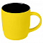 Кружка Surprise Touch Black c покрытием софт-тач, желтая с логотипом в Москве заказать по выгодной цене в кибермаркете AvroraStore