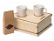 Подарочный набор с кофе, чашками в деревянной коробке Кофебрейк с логотипом в Москве заказать по выгодной цене в кибермаркете AvroraStore