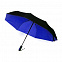 Автоматический противоштормовой складной зонт Sherp - Синий HH с логотипом в Москве заказать по выгодной цене в кибермаркете AvroraStore
