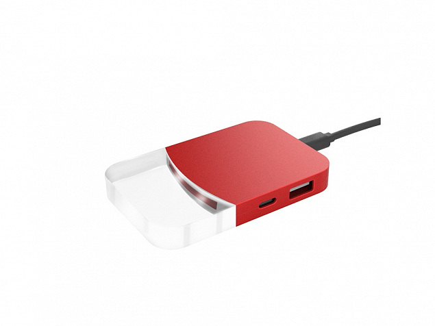 USB хаб «Mini iLO Hub» с логотипом в Москве заказать по выгодной цене в кибермаркете AvroraStore