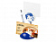 Подставка для визиток и ручки с держателем для бумаги Глобус, синий с логотипом в Москве заказать по выгодной цене в кибермаркете AvroraStore