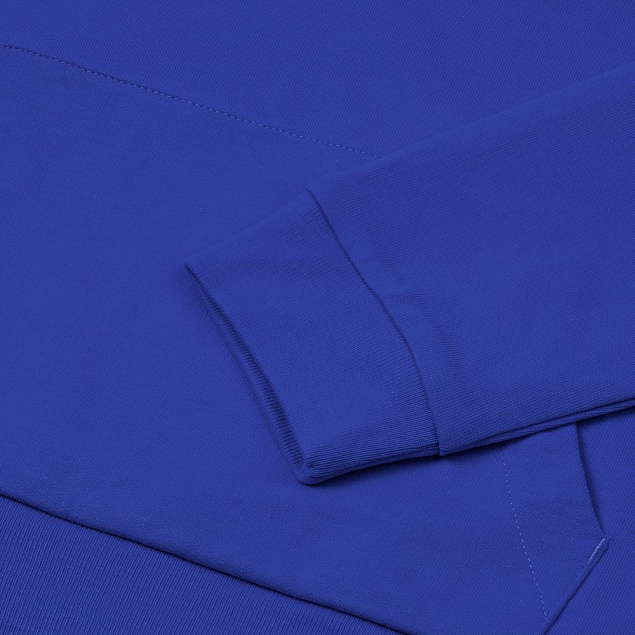 Толстовка с капюшоном на молнии Unit Siverga, ярко-синяя с логотипом  заказать по выгодной цене в кибермаркете AvroraStore