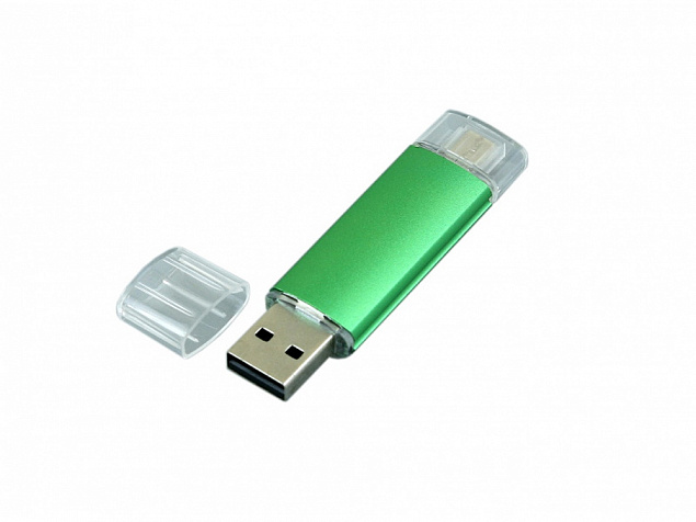 USB 2.0/micro USB- флешка на 32 Гб с логотипом в Москве заказать по выгодной цене в кибермаркете AvroraStore