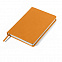 Ежедневник недатированный Duncan, А5,  оранжевый, белый блок с логотипом в Москве заказать по выгодной цене в кибермаркете AvroraStore