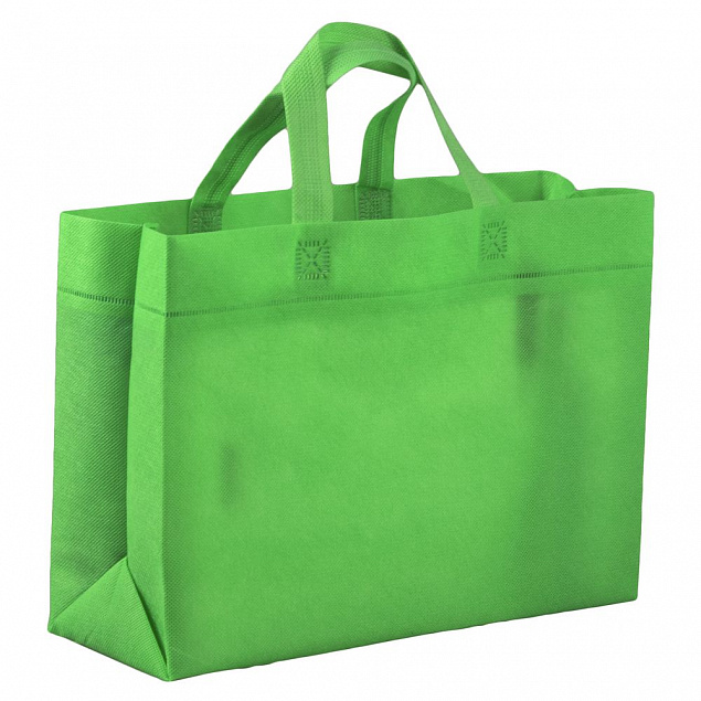 Сумка для покупок Span 3D, зеленая с логотипом в Москве заказать по выгодной цене в кибермаркете AvroraStore