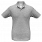 Рубашка поло Safran серый меланж с логотипом  заказать по выгодной цене в кибермаркете AvroraStore