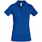 Рубашка поло женская Safran Timeless ярко-синяя с логотипом в Москве заказать по выгодной цене в кибермаркете AvroraStore