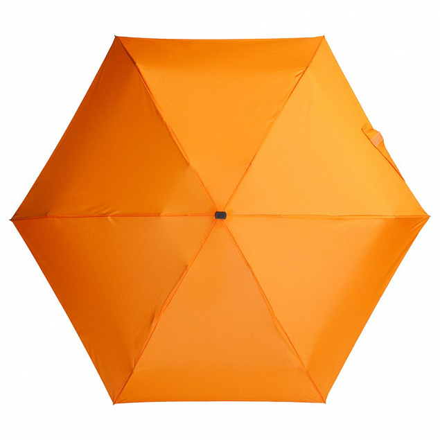 Зонт складной Unit Five, оранжевый с логотипом в Москве заказать по выгодной цене в кибермаркете AvroraStore