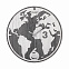 Часы настенные Карта мира с логотипом в Москве заказать по выгодной цене в кибермаркете AvroraStore