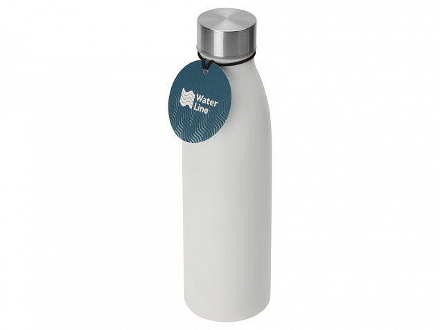 Стальная бутылка Rely, 800 мл, белый матовый с логотипом в Москве заказать по выгодной цене в кибермаркете AvroraStore