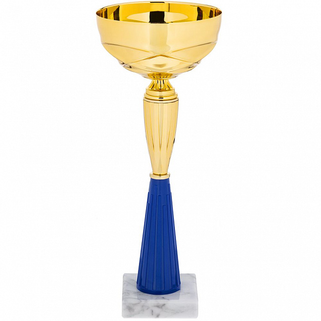 Кубок Kudos, средний, синий с логотипом в Москве заказать по выгодной цене в кибермаркете AvroraStore