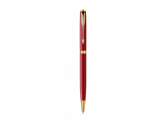 Ручка Parker шариковая "Sonnet Red Lacquer GT" с логотипом в Москве заказать по выгодной цене в кибермаркете AvroraStore