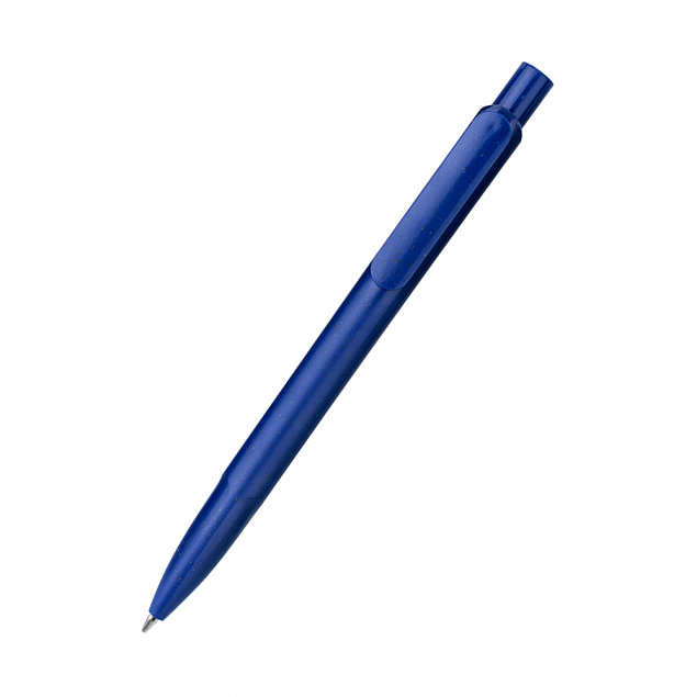 Ручка из биоразлагаемой пшеничной соломы Melanie, синяя с логотипом в Москве заказать по выгодной цене в кибермаркете AvroraStore