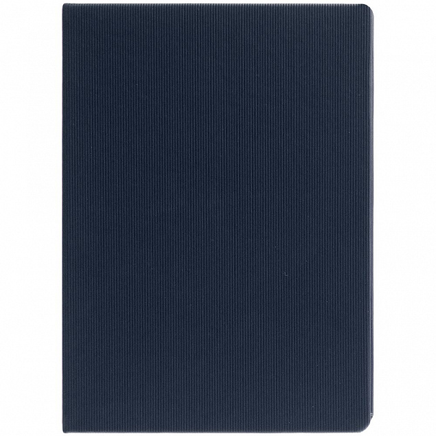 Ежедневник Grid, недатированный, синий с логотипом  заказать по выгодной цене в кибермаркете AvroraStore