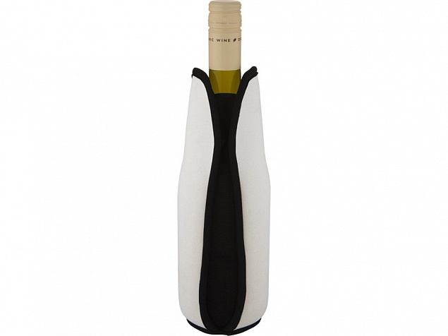Noun Держатель-руква для бутылки с вином из переработанного неопрена, белый с логотипом в Москве заказать по выгодной цене в кибермаркете AvroraStore