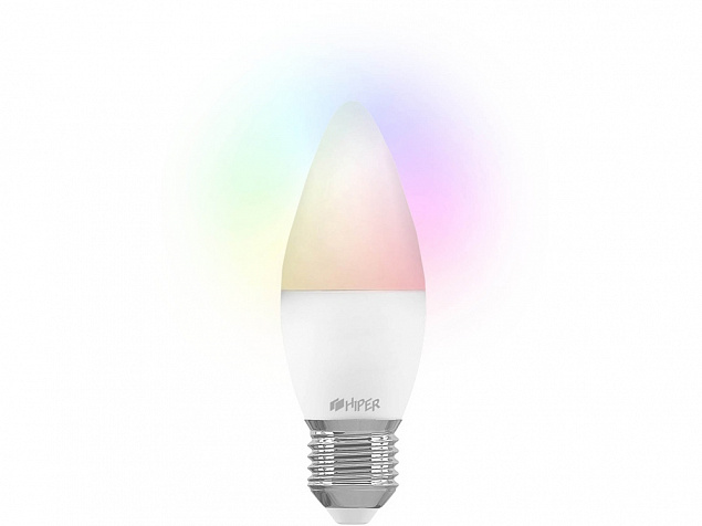 Умная лампочка HIPER IoT LED A2 RGB с логотипом в Москве заказать по выгодной цене в кибермаркете AvroraStore