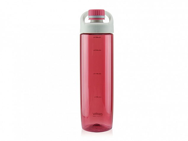 Бутылка для воды ADVENTURER, 700 мл, красный с логотипом в Москве заказать по выгодной цене в кибермаркете AvroraStore