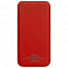 Внешний аккумулятор Uniscend All Day Compact 10 000 мАч, красный с логотипом в Москве заказать по выгодной цене в кибермаркете AvroraStore