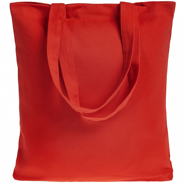Холщовая сумка Avoska, красная с логотипом в Москве заказать по выгодной цене в кибермаркете AvroraStore