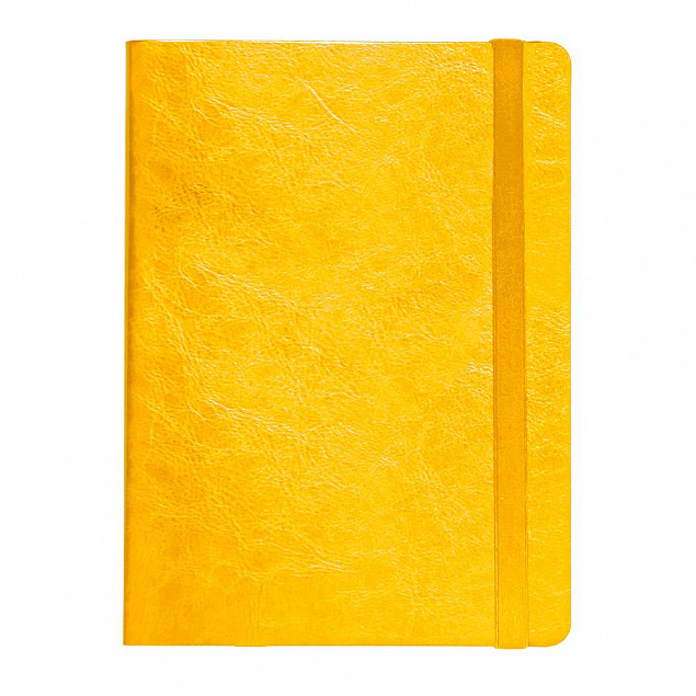 Ежедневник недатированный Boomer, А5,  желтый, кремовый блок, без обреза с логотипом в Москве заказать по выгодной цене в кибермаркете AvroraStore
