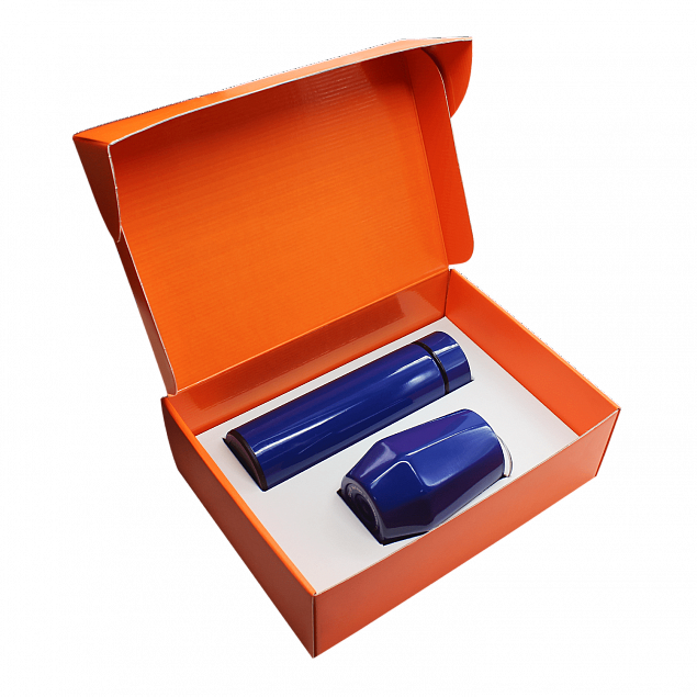 Набор Hot Box E W orange (синий) с логотипом в Москве заказать по выгодной цене в кибермаркете AvroraStore