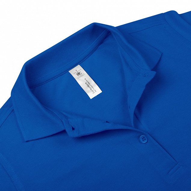 Рубашка поло женская Safran Timeless ярко-синяя с логотипом в Москве заказать по выгодной цене в кибермаркете AvroraStore