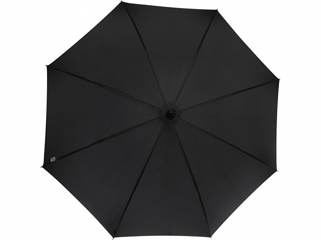 Fontana 23-дюймовый зонт карбонового цвета с механизмом автоматического открытия и изогнутой ручкой, черный с логотипом в Москве заказать по выгодной цене в кибермаркете AvroraStore