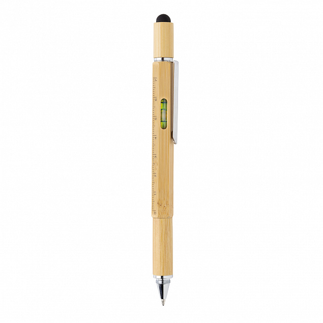 Многофункциональная ручка 5 в 1 Bamboo с логотипом в Москве заказать по выгодной цене в кибермаркете AvroraStore