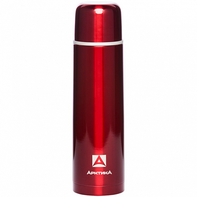 Термос «Арктика Color 1000», красный с логотипом в Москве заказать по выгодной цене в кибермаркете AvroraStore