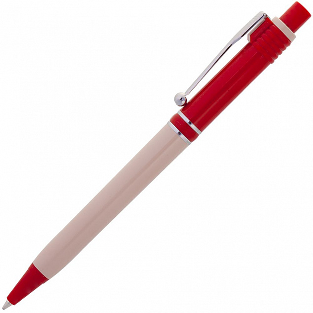 Ручка шариковая Raja Shade, красная с логотипом в Москве заказать по выгодной цене в кибермаркете AvroraStore